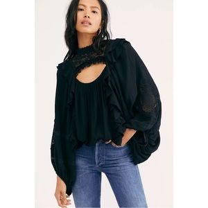 Free People Bodysuit with Bohemian Sleeves